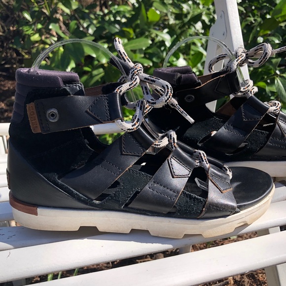 Sorel Shoes - Sorel Rope Lace Up High Top Sandals